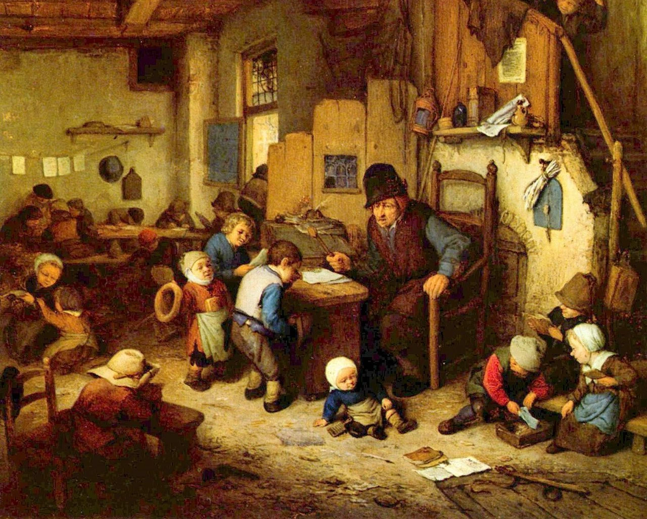 Le Maître d'école, Van Ostade