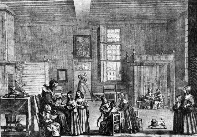 La maîtresse d’école, Abraham Bosse